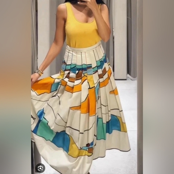 Zara ZW Collection Pleated Skirt - Picture 12 of 13